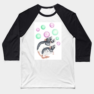 Rats and Bubbles Baseball T-Shirt